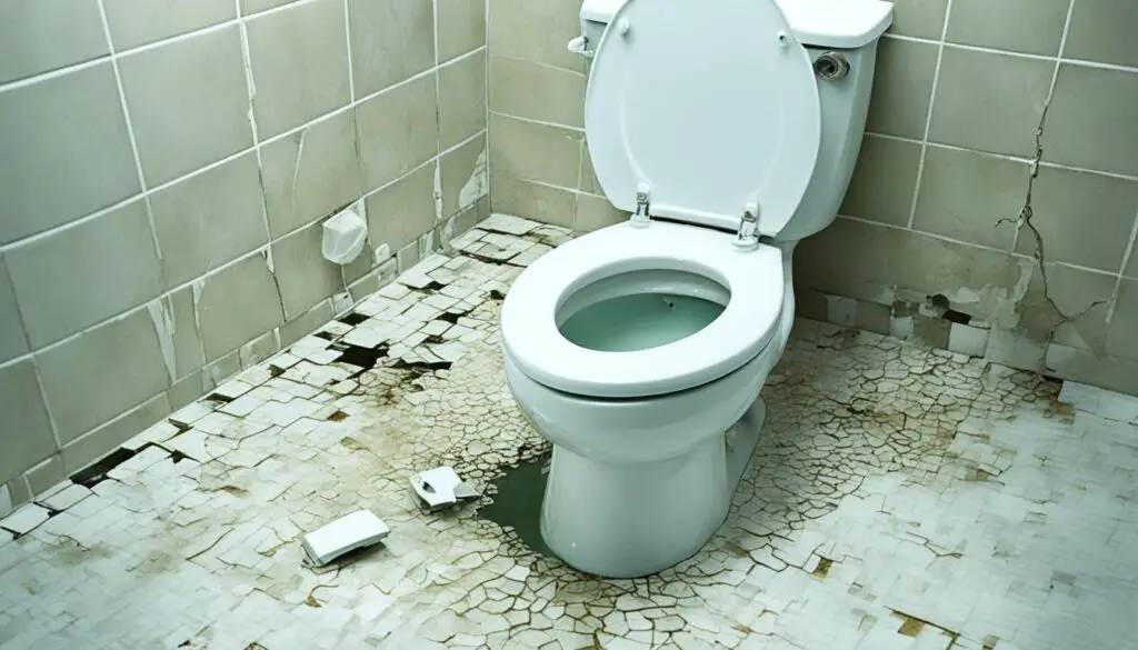 broken toilet